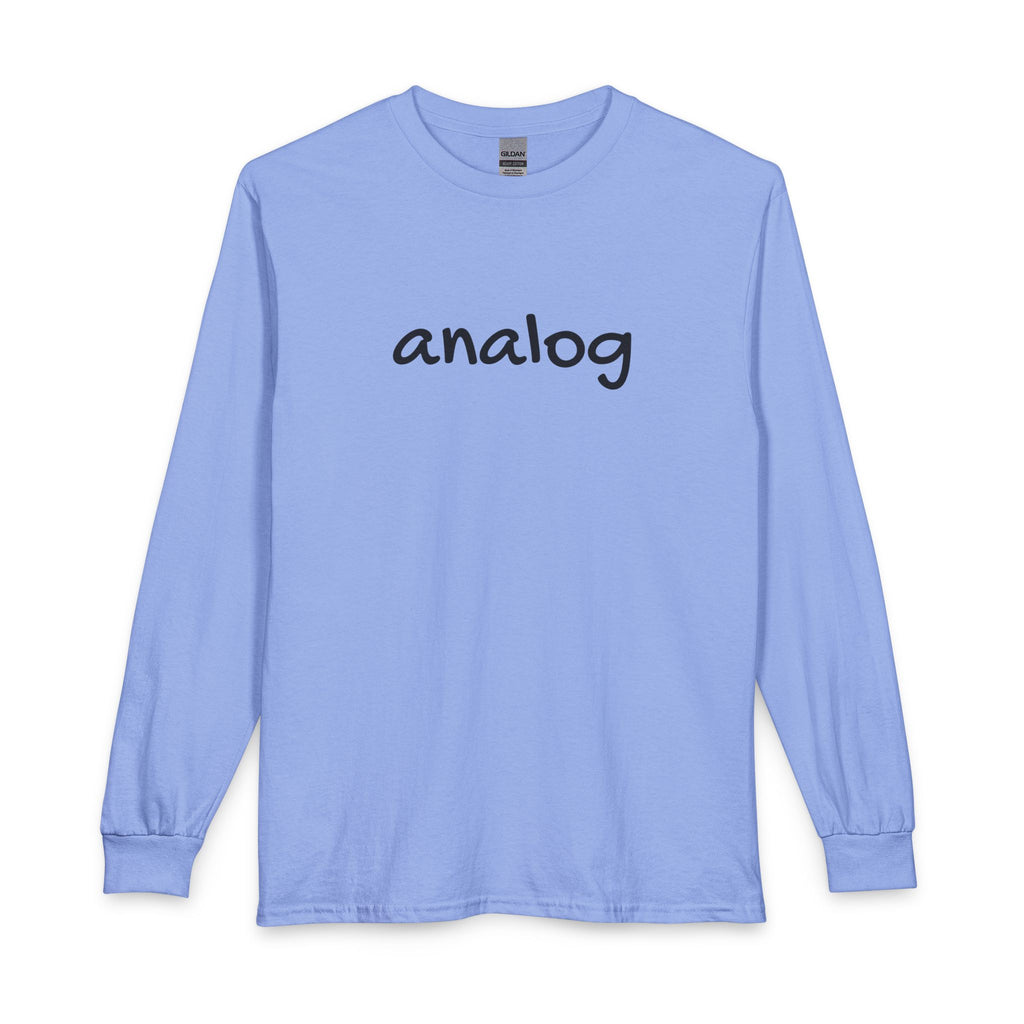 Analog Simple Unisex Long Sleeve T-Shirt