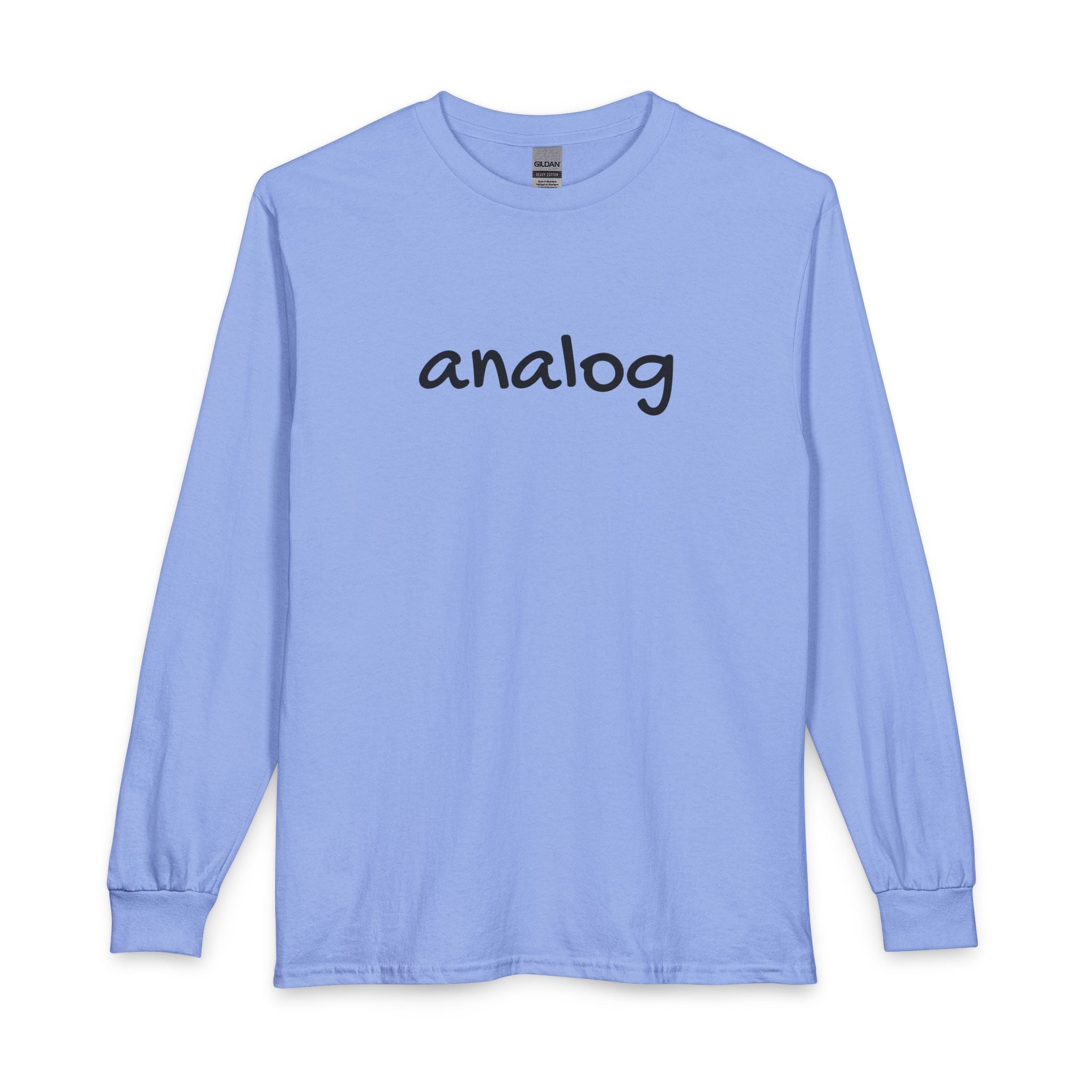 Analog Simple Unisex Long Sleeve T-Shirt