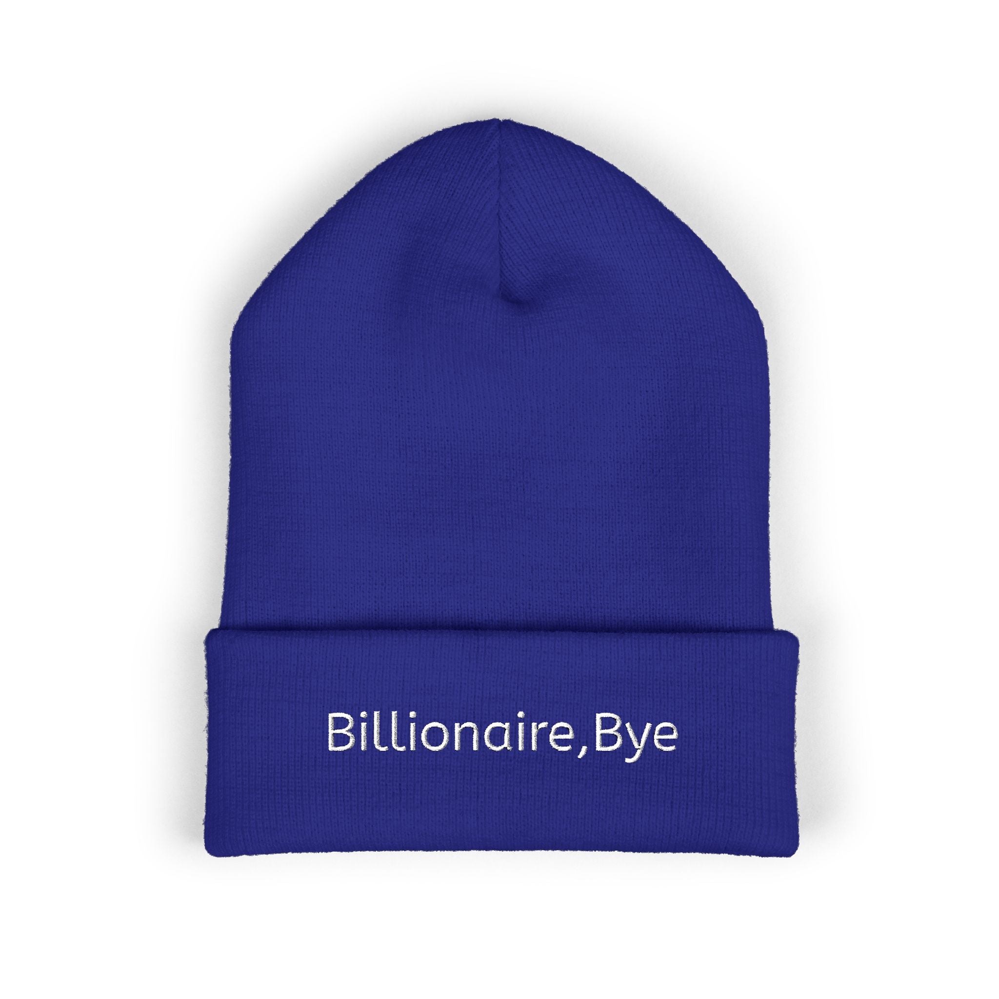 Billionaire, Bye Classic Cuffed Beanie (Embroidered)