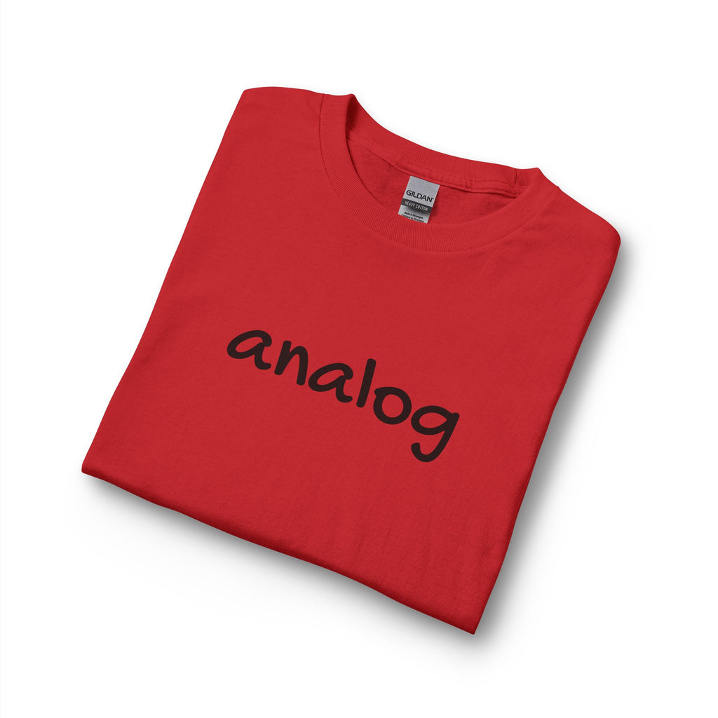 Analog Simple Unisex Long Sleeve T-Shirt