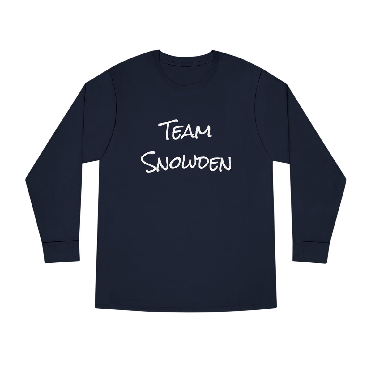 Team Snowden Long Sleeve Crewneck Tee