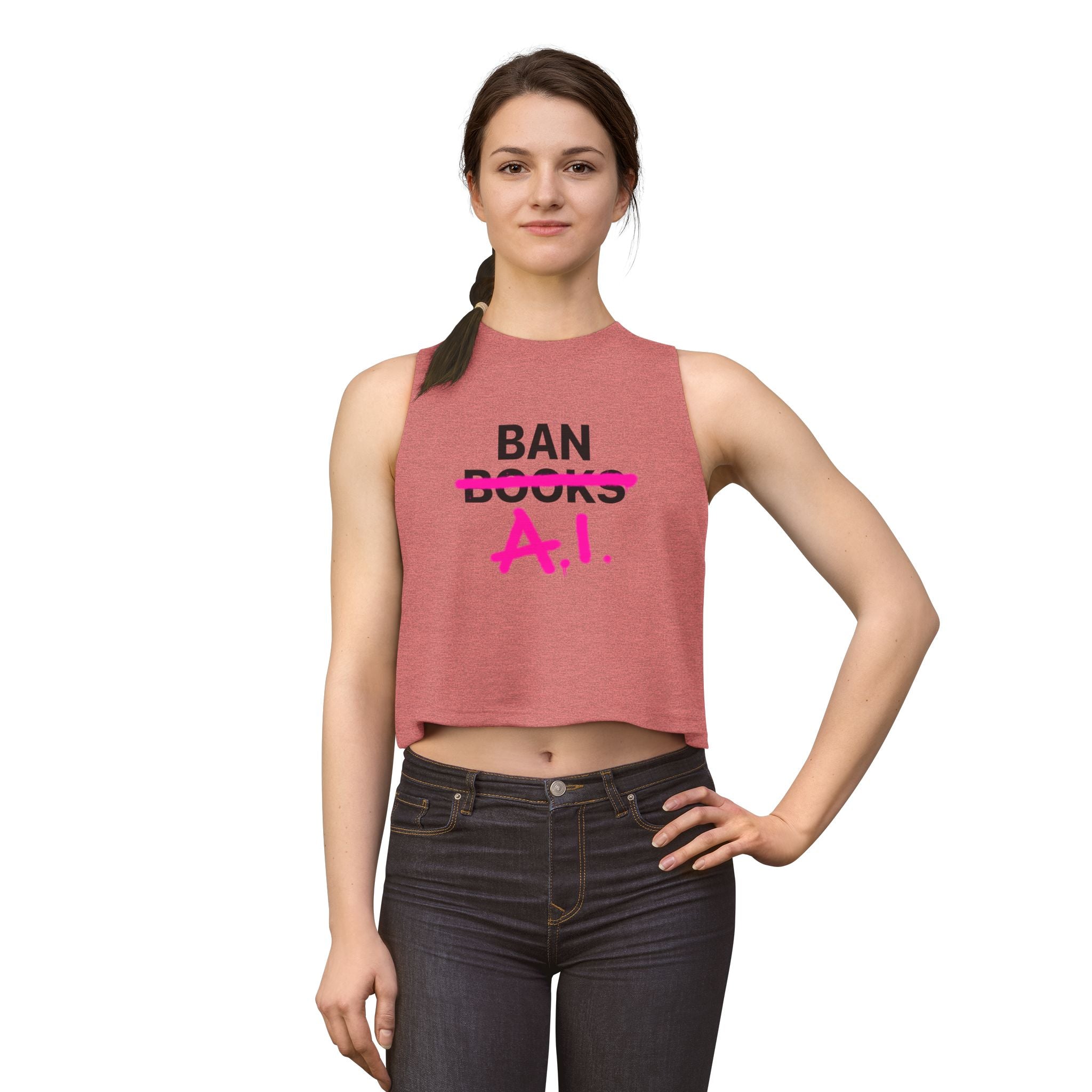 Ban AI Women's Crop Top