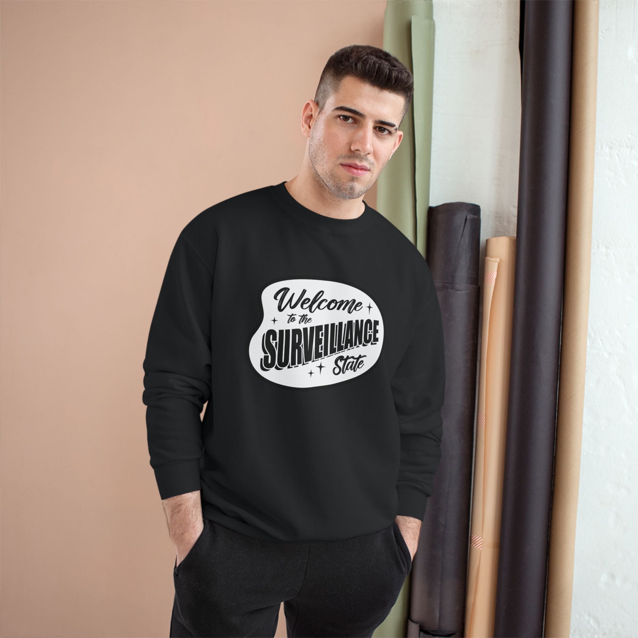Anti AI Surveillance Champion Sweatshirt