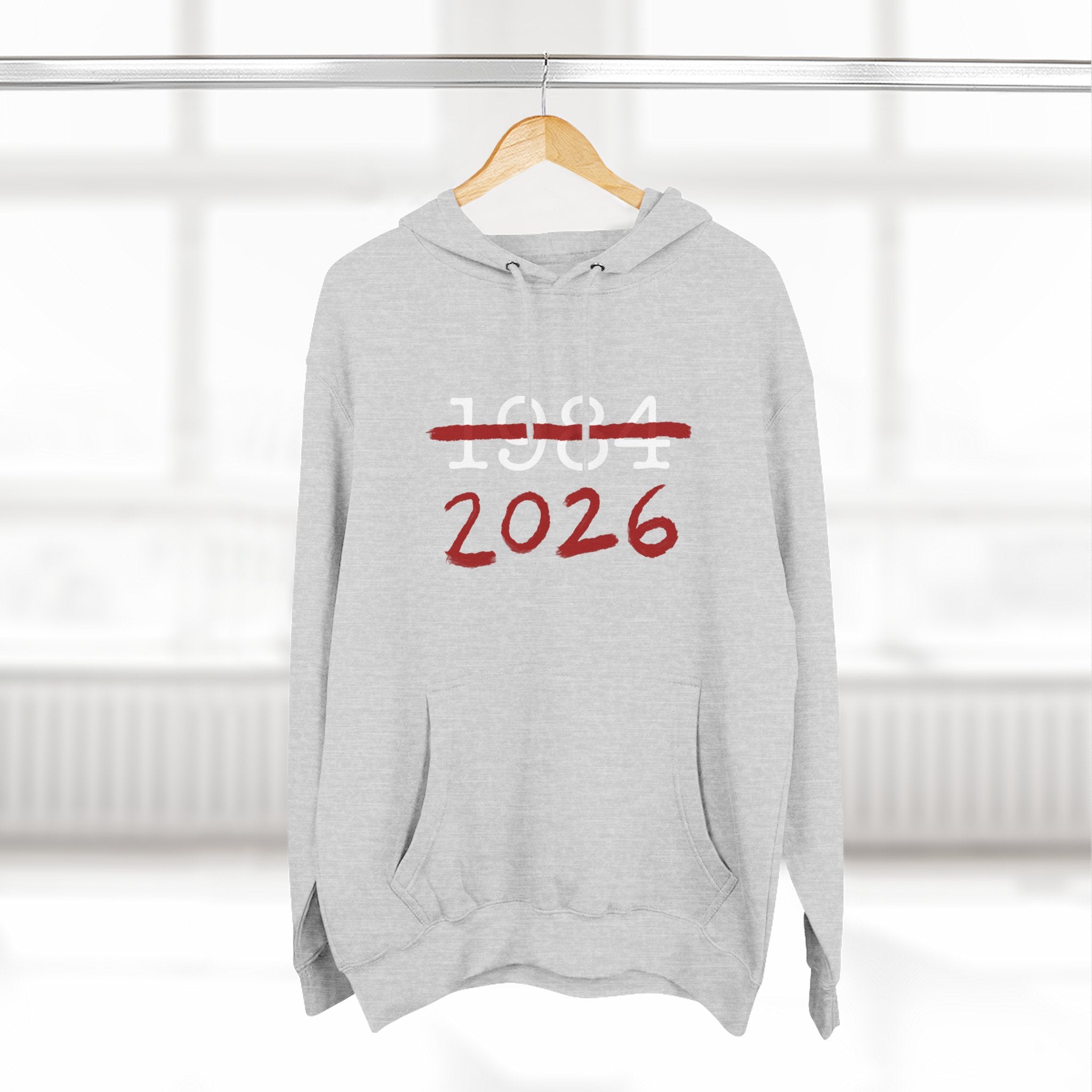 1984 2026 Three-Panel Fleece Hoodie