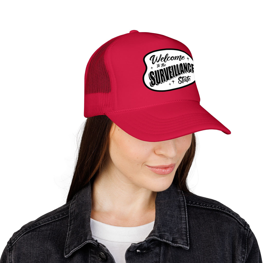 Anti AI Surveillance Foam Trucker Hat
