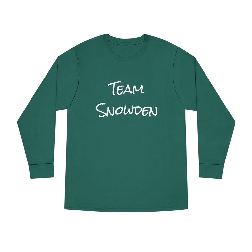 Team Snowden Long Sleeve Crewneck Tee