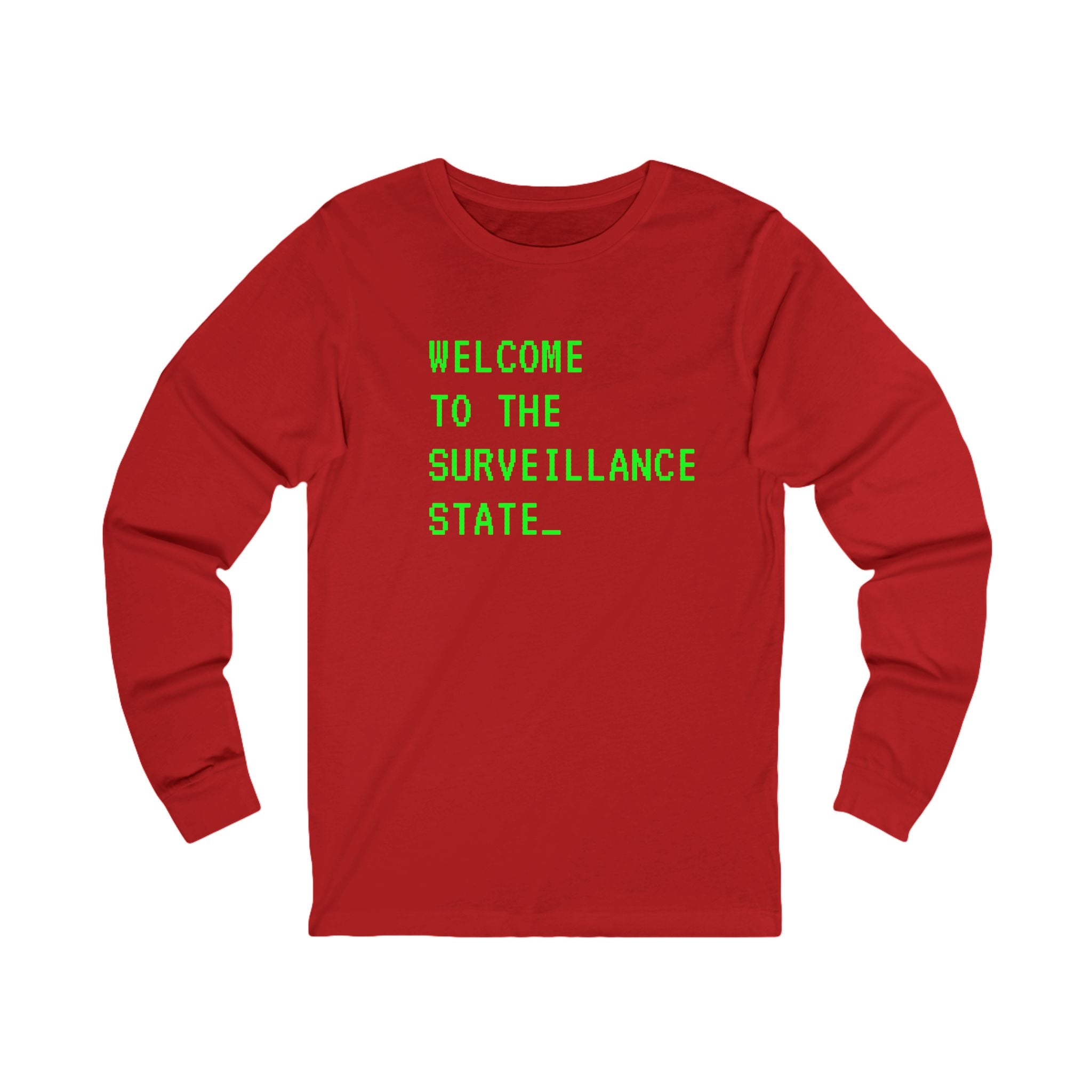 Anti AI Surveillance Long Sleeve Tee