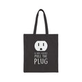Anti Data Center Cotton Canvas Tote Bag