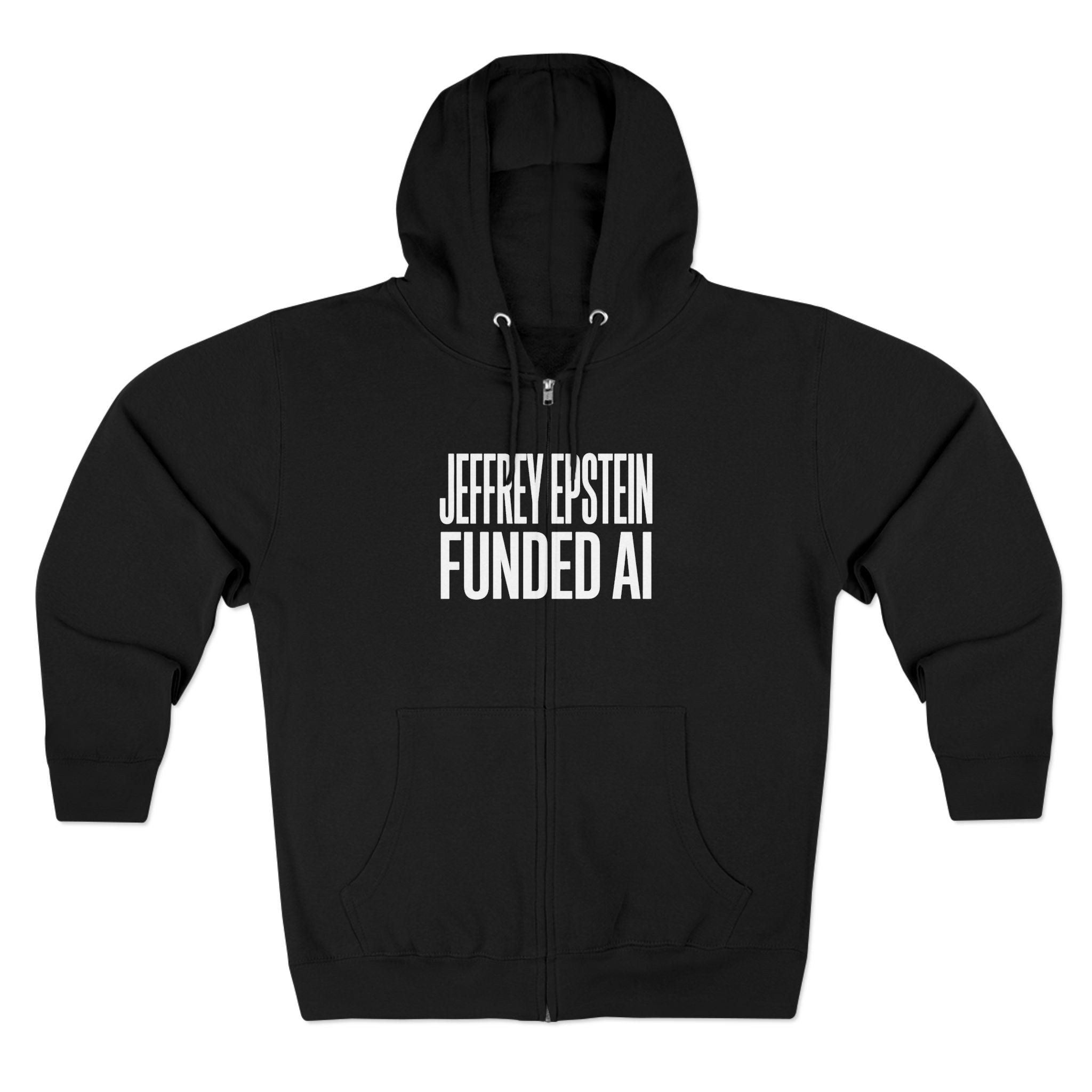 Epstein AI Unisex Hooded Zip Sweatshirt