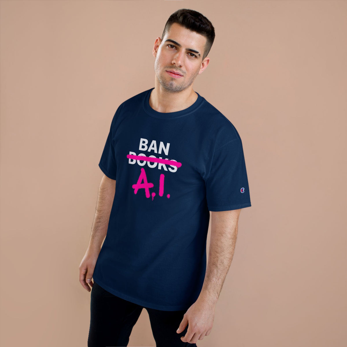 Ban AI Champion T-Shirt