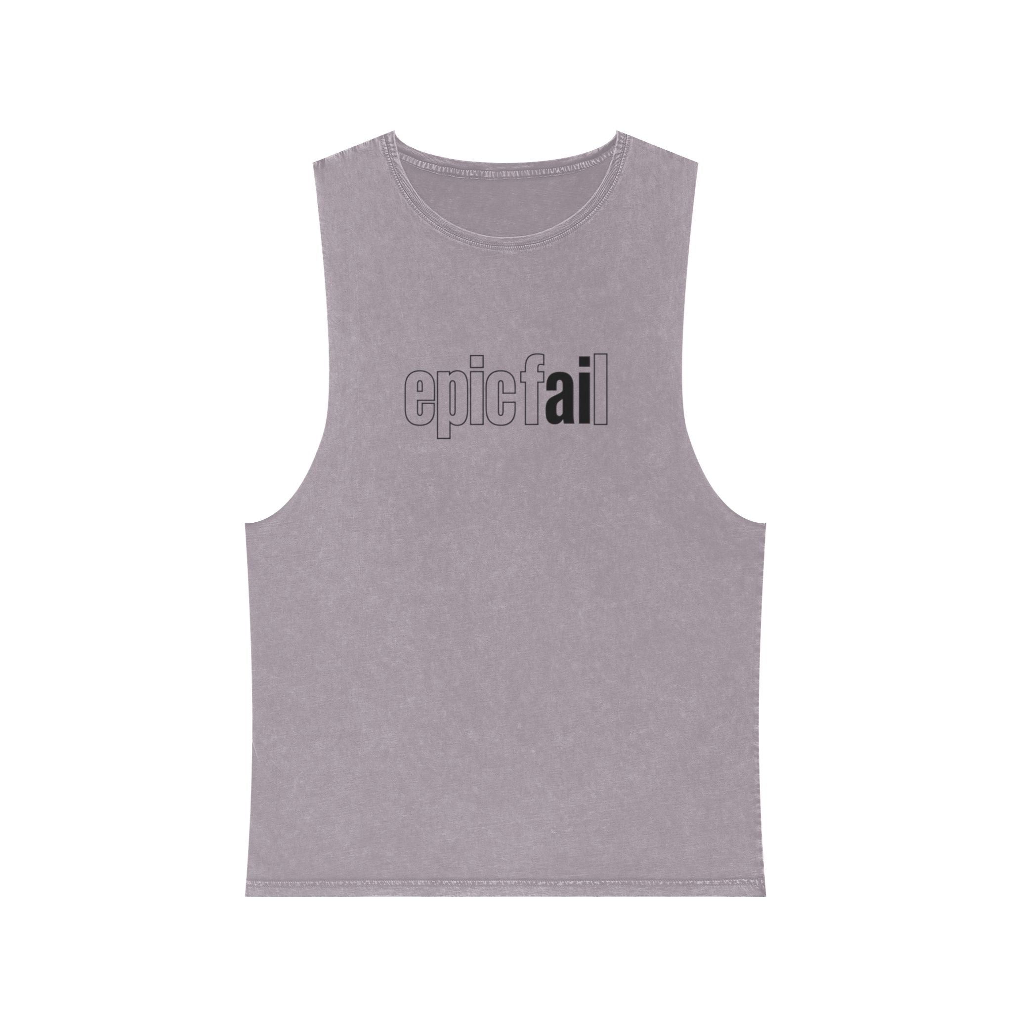 epic fAIL Unisex Stonewash Tank Top