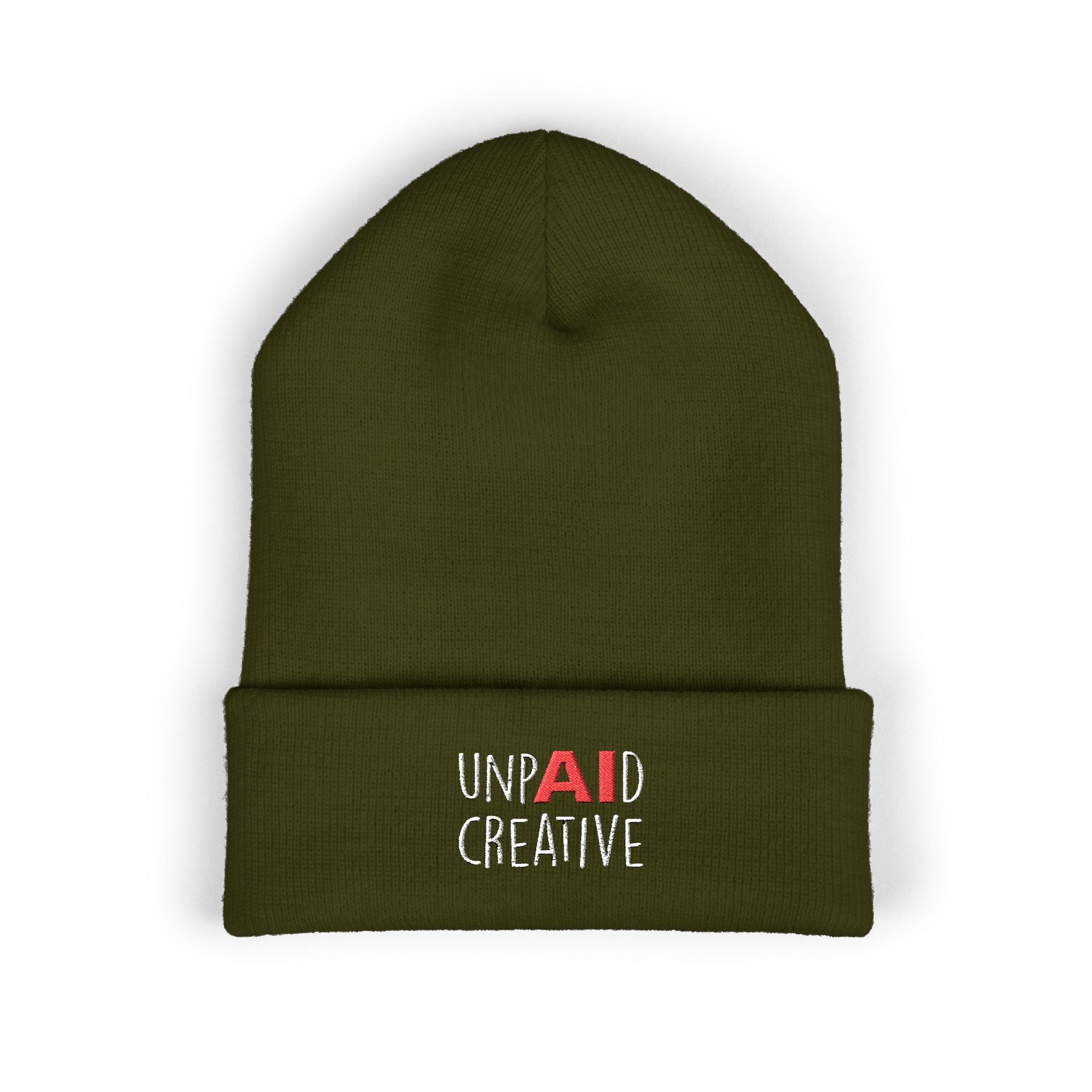 UnpAId Creative Classic Cuffed Beanie