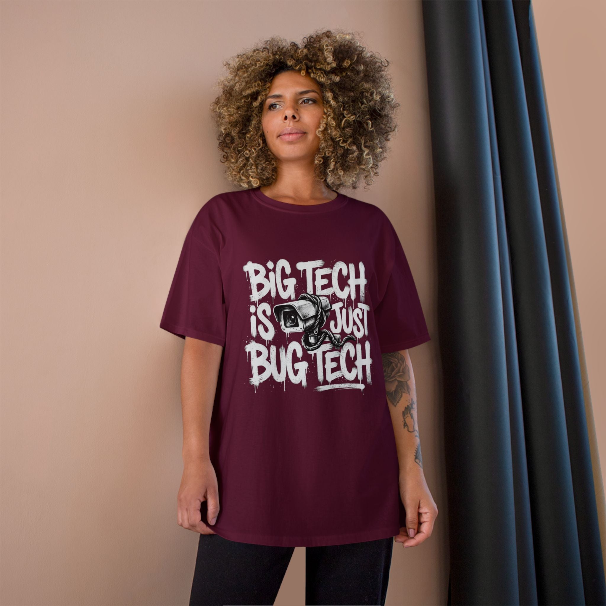 Big Tech Spy Surveillance Champion T-Shirt