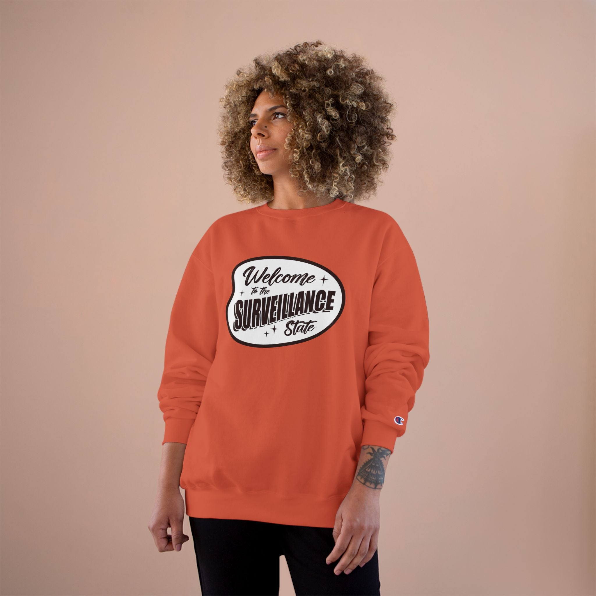 Anti AI Surveillance Champion Sweatshirt