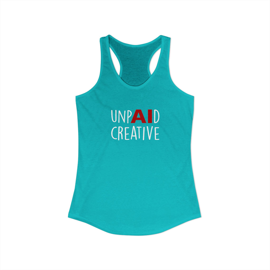 UnpAId Creative Women's Racerback Tank