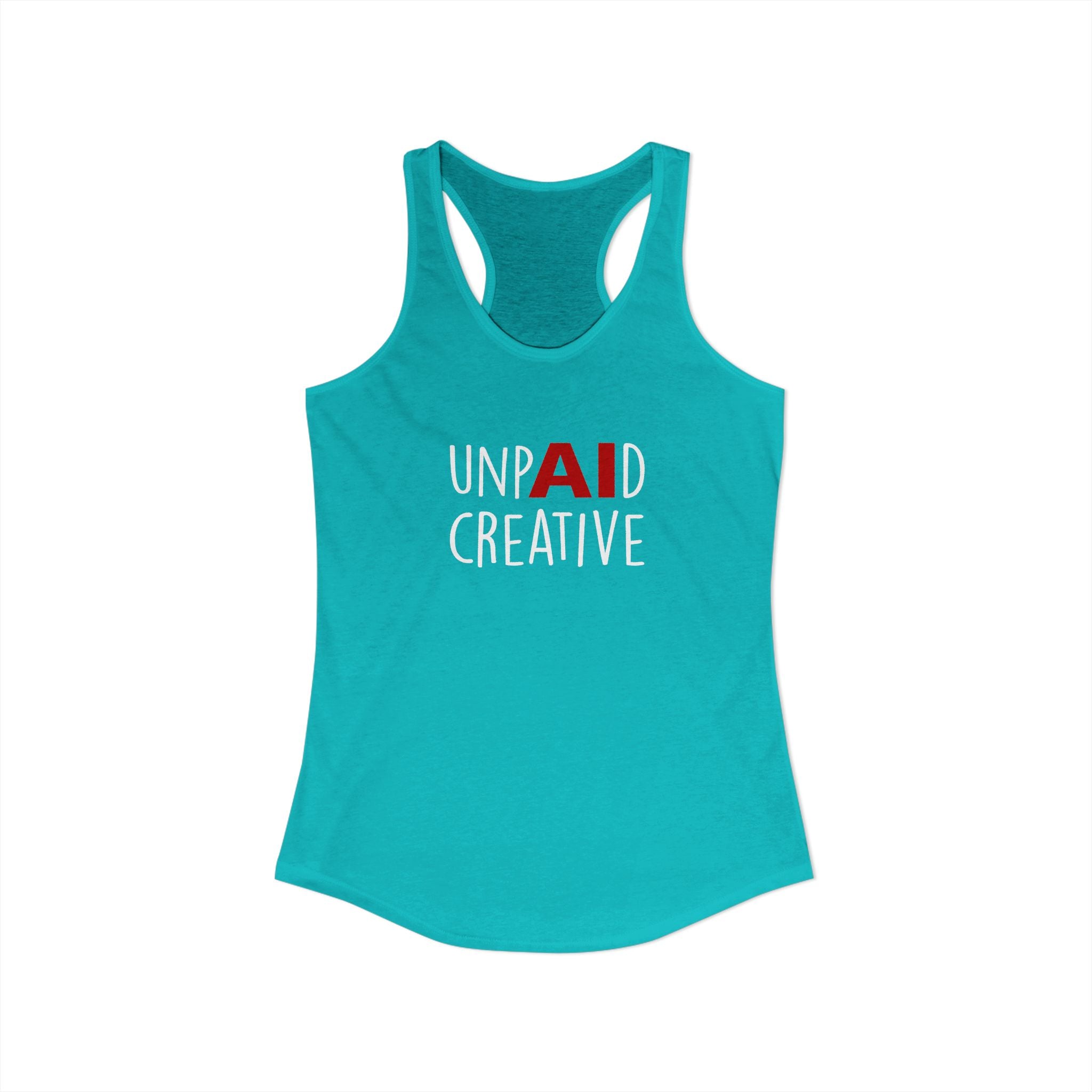 UnpAId Creative Women's Racerback Tank