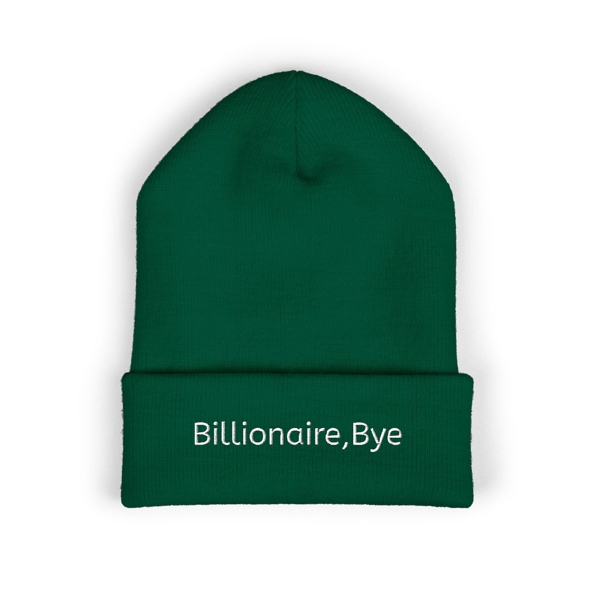 Billionaire, Bye Classic Cuffed Beanie (Embroidered)